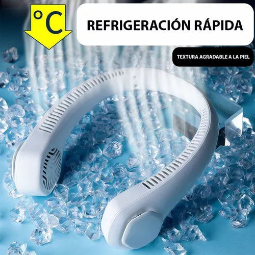 VENTILADOR DE CUELLO PORTATIL RECARGABLE