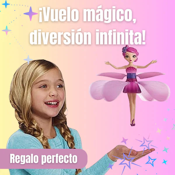 🧚🏻‍♀️HADA MAGICA VOLADORA🪽CON SENSOR 🤩