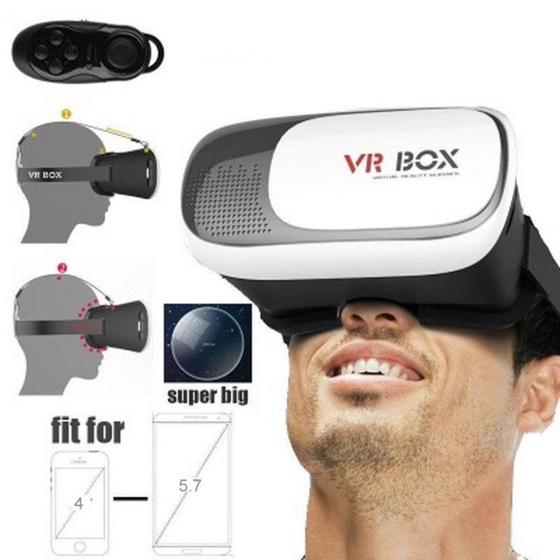 VR BOX - Gafas de Realidad Virtual con Control Bluetooth