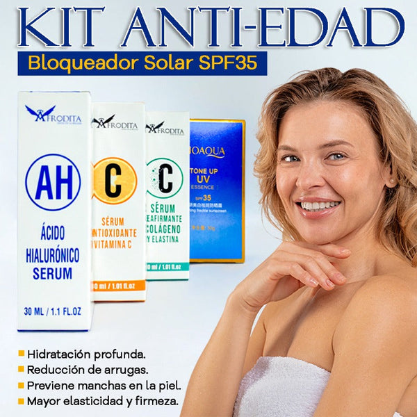 Combo AfroDita Anti-Edad Kit + BioAq Blocker