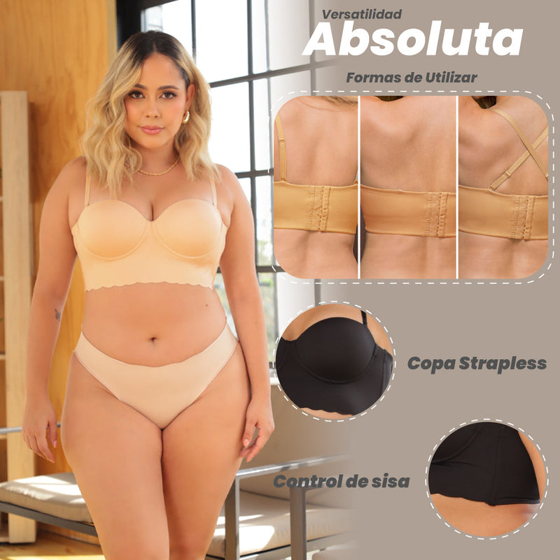 Brasier Strapless Duo Designs