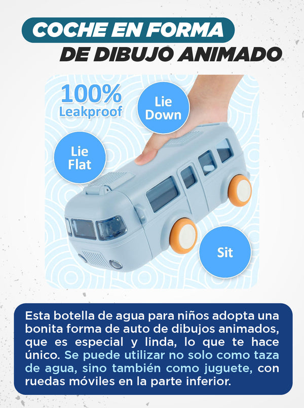 ¡POCAS UNIDADES - BOTELLA DE AGUA EN FORMA DE AUTOBUS