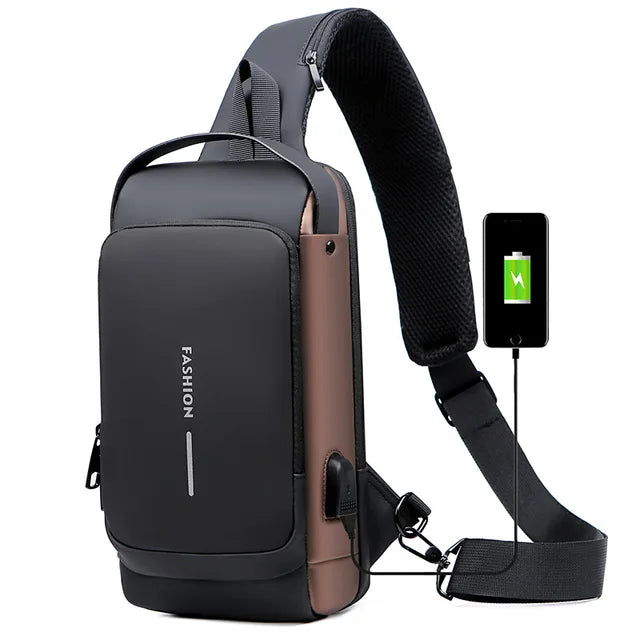 Slim Bag - Mochila Antirrobo USB Impermeable con Contraseña