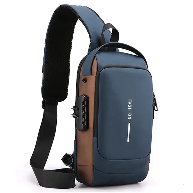 Slim Bag - Mochila Antirrobo USB Impermeable con Contraseña